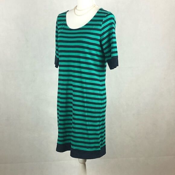 Banana Republic Green and Blue Striped Dre… - Picture 4 of 8